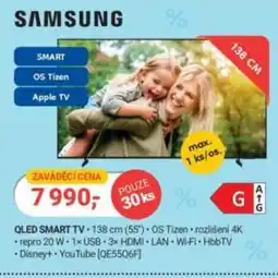Planeo Elektro SAMSUNG Qled smart TV nabídka