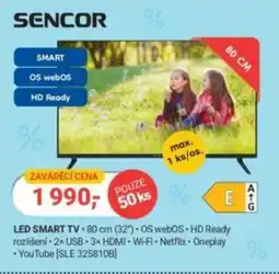 Planeo Elektro SENCOR Led smart TV nabídka