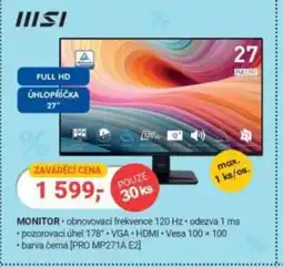 Planeo Elektro Monitor nabídka