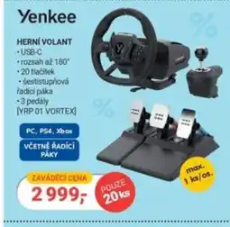 Planeo Elektro Yenkee Herní volant nabídka