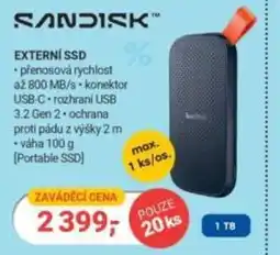 Planeo Elektro SanDisk Externí SSD nabídka