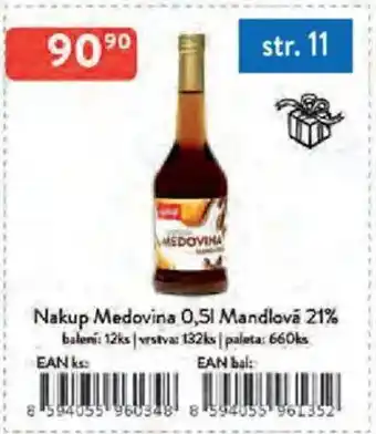 Qanto Nakup Medovina Mandlová 21% nabídka