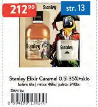 Qanto Stanley Elixir Caramel 35%+sklo nabídka