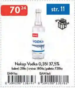 Qanto Nakup Vodka 37,5% nabídka