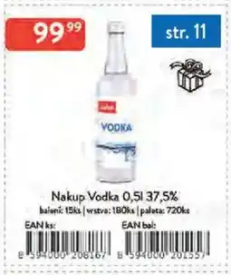 Qanto Nakup Vodka 37,5% nabídka