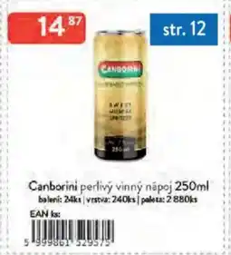 Qanto Canborini perlivý vinný nápoj nabídka