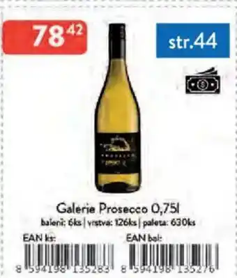 Qanto Galerie Prosecco nabídka