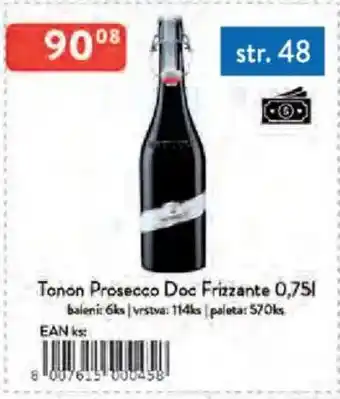 Qanto Tonon Prosecco Doc Frizzante nabídka
