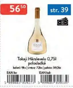 Qanto Tokaji Hárslevelu polosladké nabídka