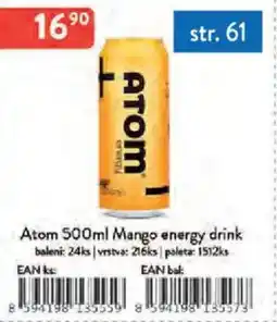 Qanto Atom Mango energy nabídka