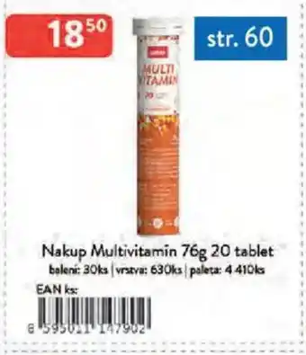 Qanto Nakup Multivitamin 20 tablet nabídka