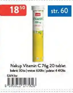 Qanto Nakup Vitamin C 20 tablet nabídka