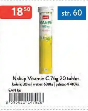 Qanto Nakup Vitamin C 20 tablet nabídka