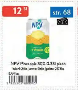 Qanto NPV Pineapple 30% plech nabídka