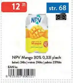 Qanto NPV Mango 30% plech nabídka
