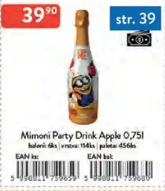 Qanto Mimoni Party Drink Apple nabídka