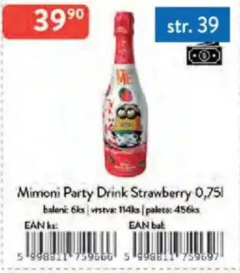 Qanto Mimoni Party Drink Strawberry nabídka