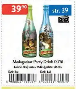 Qanto Madagaskar Party Drink nabídka