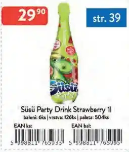 Qanto Süsü Party Drink Strawberry nabídka