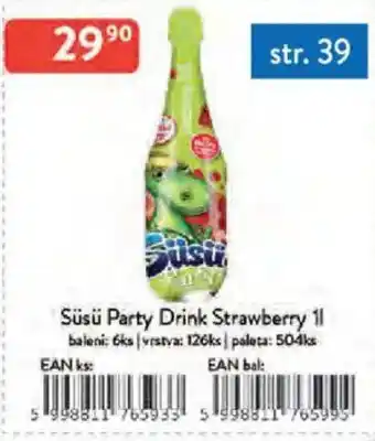 Qanto Süsü Party Drink Strawberry nabídka
