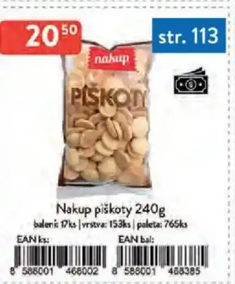 Qanto Nakup piškoty nabídka