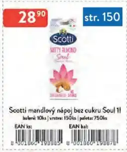 Qanto Scotti mandlový nápoj bez cukru Soul nabídka