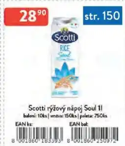 Qanto Scotti rýžový nápoj Soul nabídka