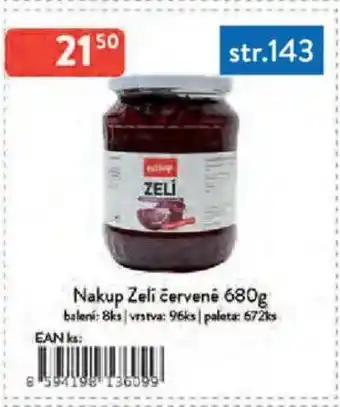 Qanto Nakup Zeli červené nabídka