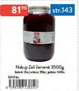 Qanto Nakup Zeli červené nabídka
