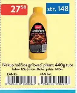 Qanto Nakup hořčice grilovací pikant tuba nabídka