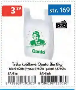 Qanto Taška košilková Qanto Bio nabídka
