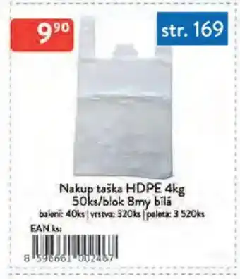 Qanto Nakup taška HDPE nabídka