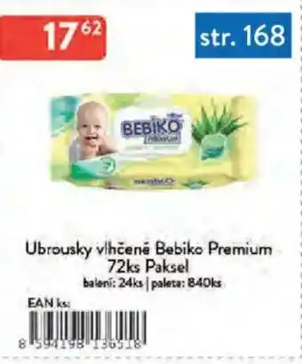 Qanto Ubrousky vlhčené Bebiko Premium nabídka