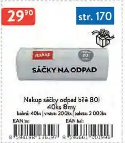 Qanto Nakup sáčky odpad bilé nabídka