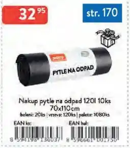 Qanto Nakup pytle na odpad 120 l 10ks nabídka