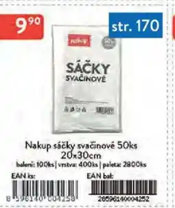 Qanto Nakup sáčky svačinové 50ks nabídka