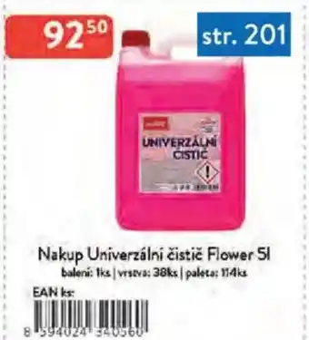 Qanto Nakup Univerzální čistič Flower nabídka
