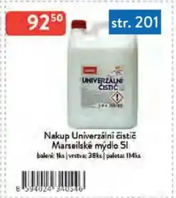 Qanto Nakup Univerzální čistič Marseilské mýdlo nabídka