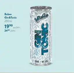 Qanto Bubee Gin&Tonic nabídka