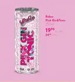 Qanto Bubee Pink Gin&Tonic nabídka