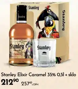 Qanto Stanley Elixír Caramel 35% + sklo nabídka