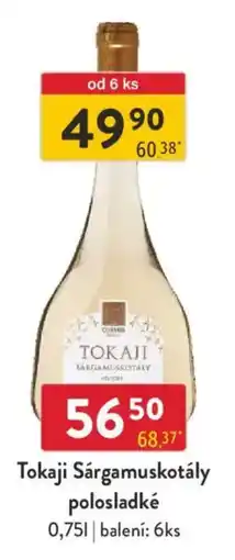Qanto Tokaji Sárgamuskotály polosladké nabídka
