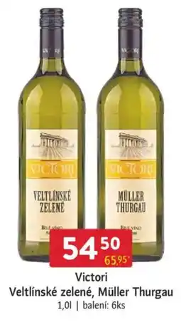 Qanto Victori Veltlínské zelené, Müller Thurgau nabídka