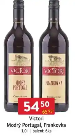 Qanto Victori Modrý Portugal, Frankovka nabídka