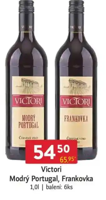 Qanto Victori Modrý Portugal, Frankovka nabídka