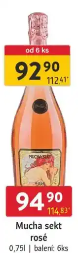 Qanto Mucha sekt rosé nabídka