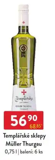 Qanto Templářské sklepy Müller Thurgau nabídka