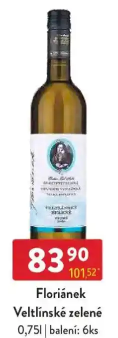 Qanto Floriánek Veltlínské zelené nabídka