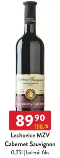 Qanto Lechovice MZV Cabernet Sauvignon nabídka