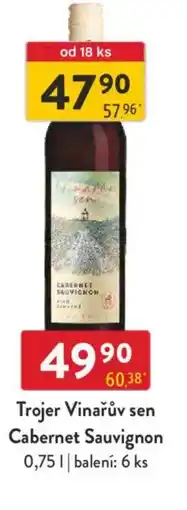 Qanto Trojer Vinařův sen Cabernet Sauvignon nabídka